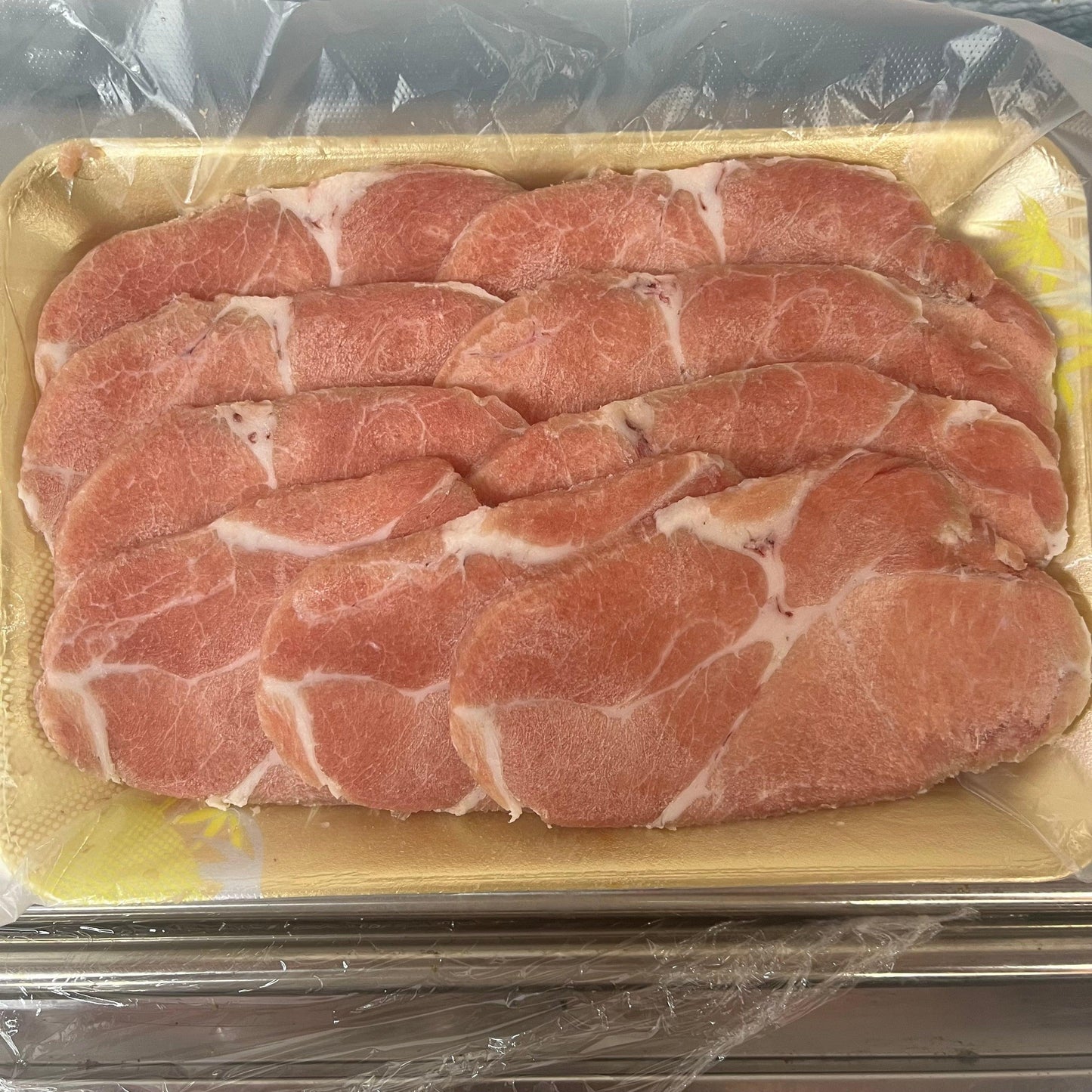 Spain 🇪🇸White Pig Pork Collar Sliced 2mm|High Protein|Combined with Ketogenic Diet|Special for hot pot side stove