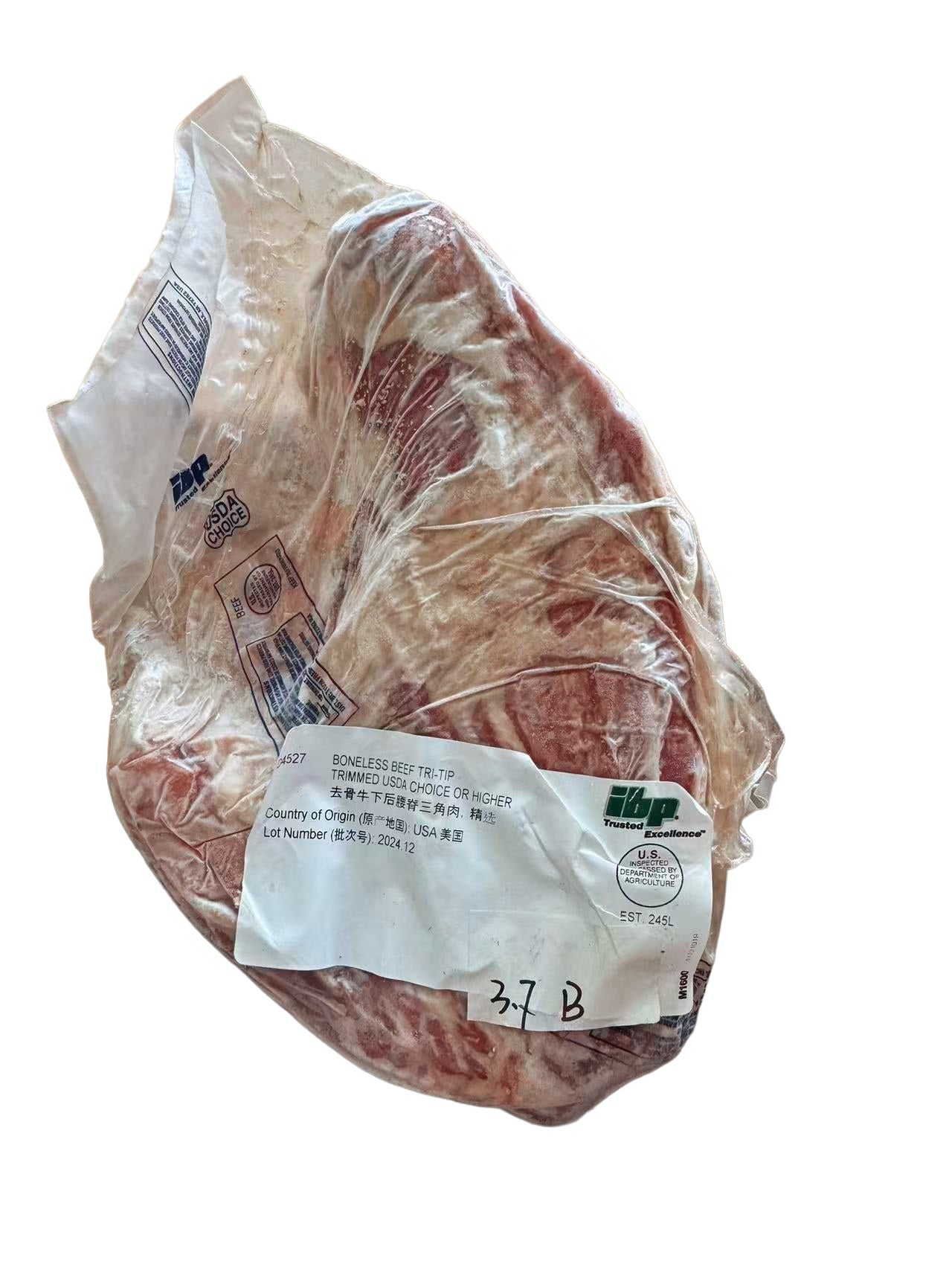 3.7 lb 原條牛肉