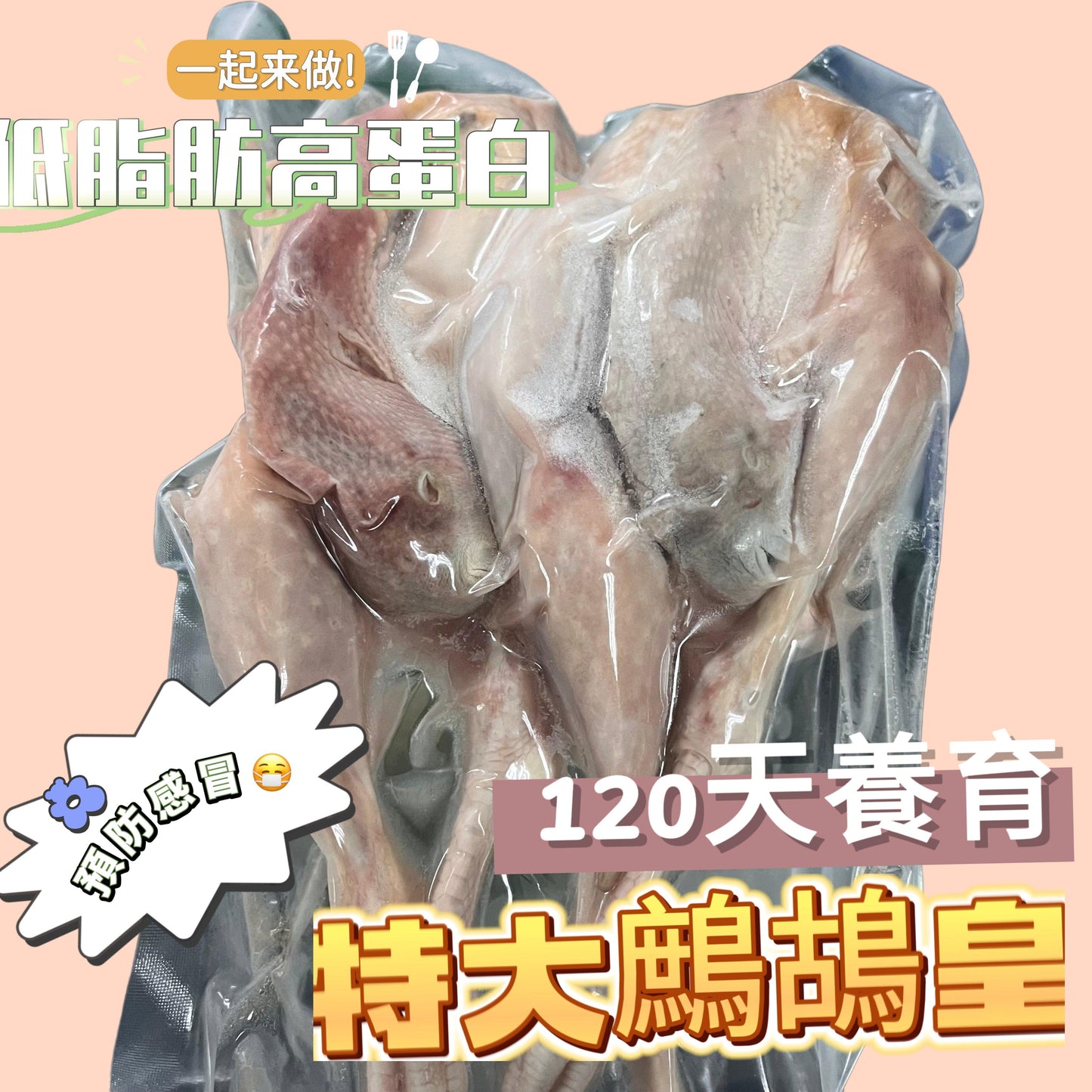 鷓鴣皇2只包裝(120天)|規格250g+/只|煲湯超正👍寵物可以用|健身高蛋白低脂肪