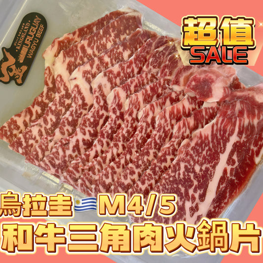 「新產品」烏拉圭🇺🇾和牛M4/5 三角肉火鍋片|完美雪花|150g