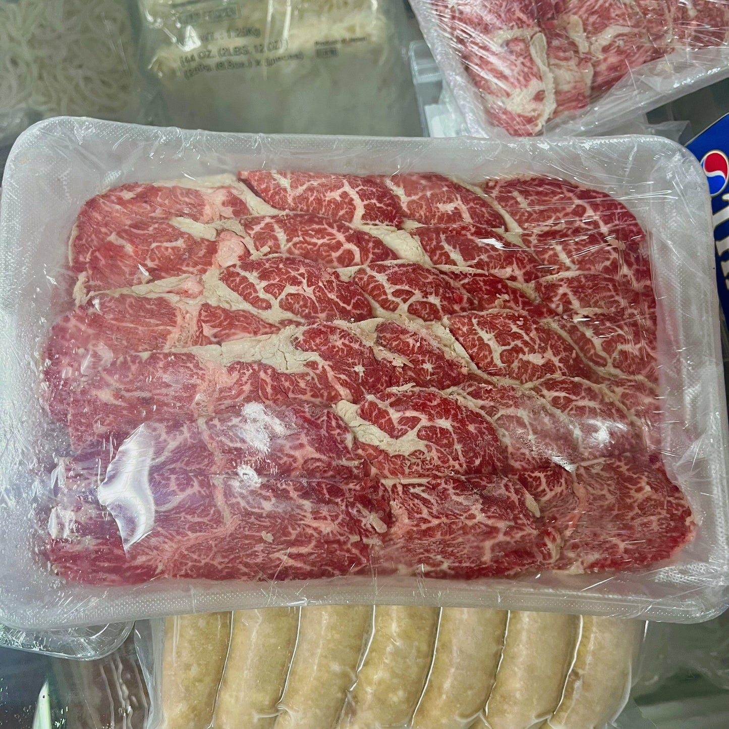 Russian 🇷🇺Hanger steak slices 2mm|Suitable for hot pot 1 pound|The part of the cow with the strongest meat flavor