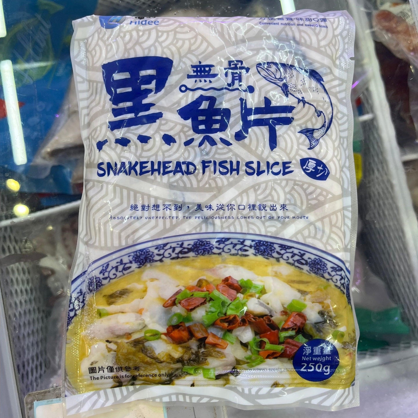海的無骨厚切黑魚片250克|無骨厚切黑魚片|250克/包約40包/箱|去骨有底漿|即開即用|比鮮魚片更易處理|適合酸菜魚片、麻辣魚片、麻辣燙、米線魚片、煲仔餸魚片|健康美味選擇 - 新樂大型批發OUTLET