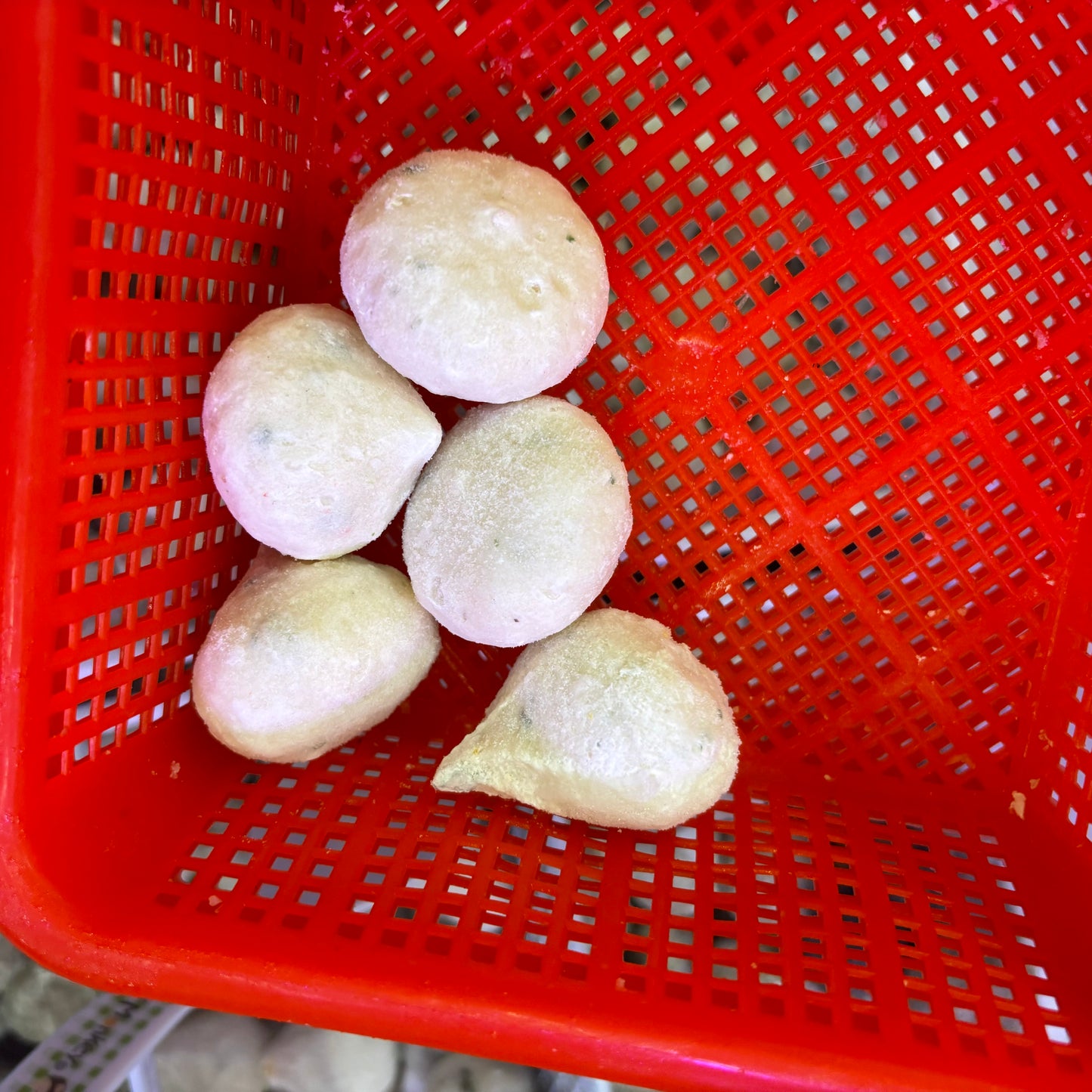 Crab roe balls|One pound