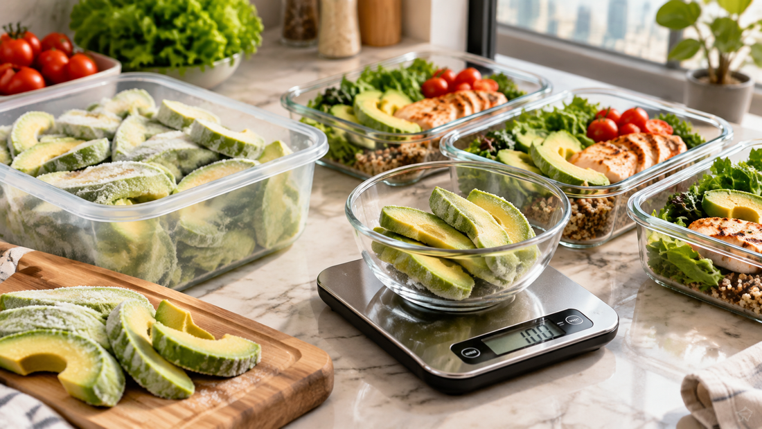 How many meals can 500g Frozen Avocado Slices serve? Fitness Meal Prep: portioning by grams is more practical
