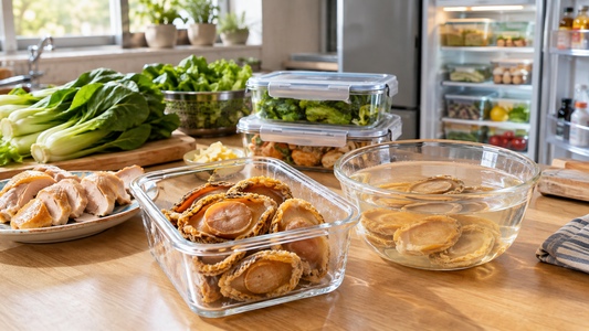 Want to make high-protein Meal Prep after work? How to pre-rehydrate and portion dried abalone to save the most time?