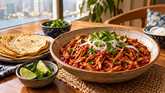 Mexican Smoked Tomato Chicken Shreds