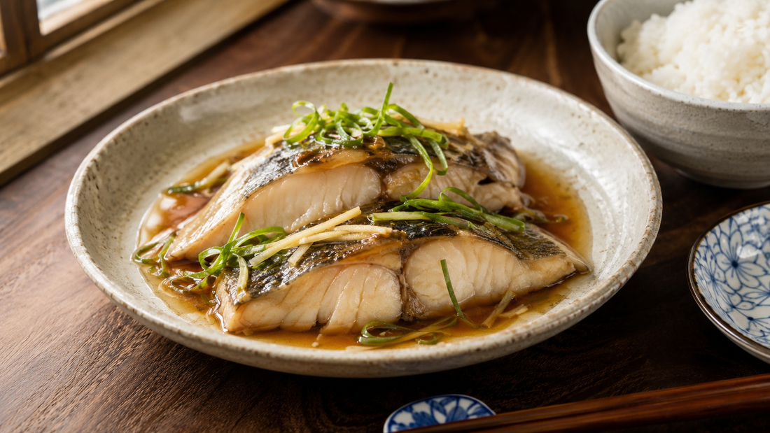 日式薑香醬煮黑魚片