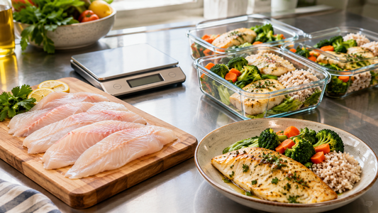 For fitness meal prep, with 200 g crispy-flesh tilapia fillets, how much should you eat per meal? The key is not to eat a whole pack.