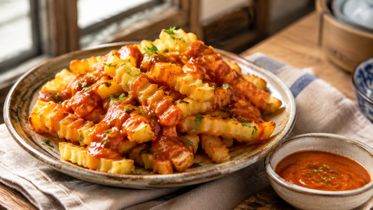 Spanish Spicy Sauce Crispy Potatoes