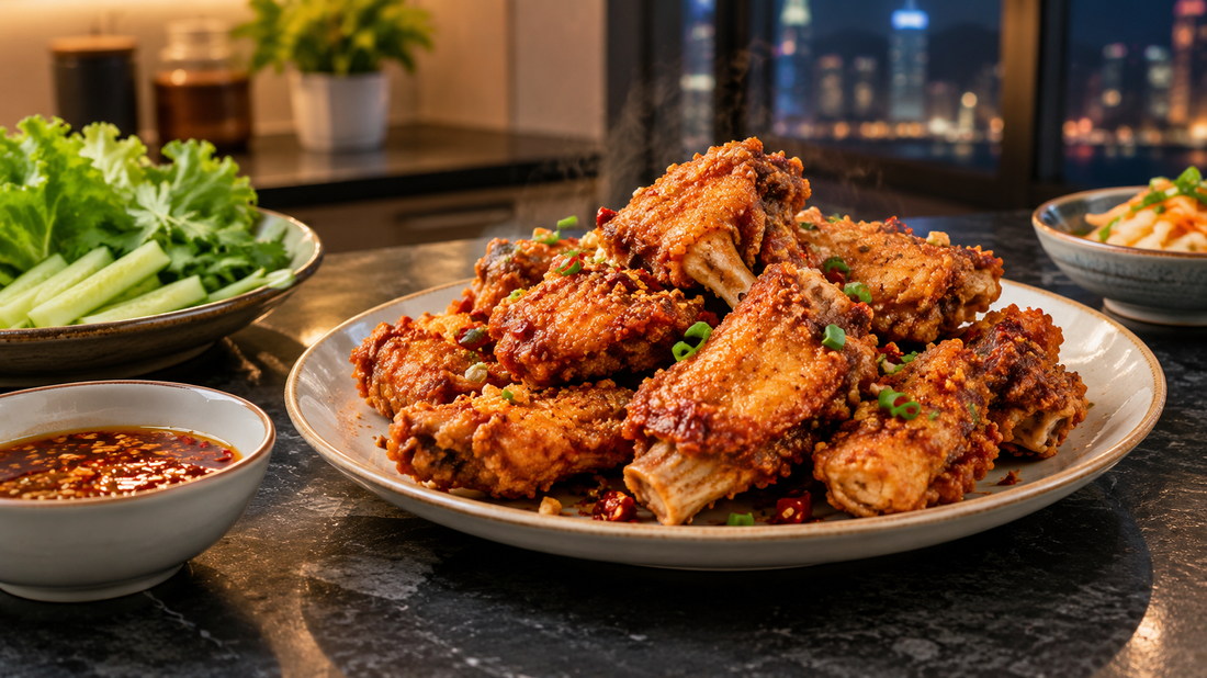How many people does 454g Spicy Single-Bone Chicken serve? Practical portioning for late-night snacks and party appetizers