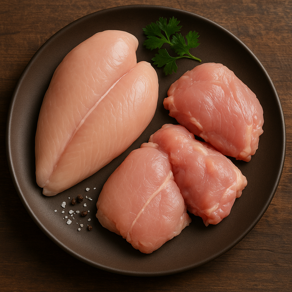 高蛋白生雞肉