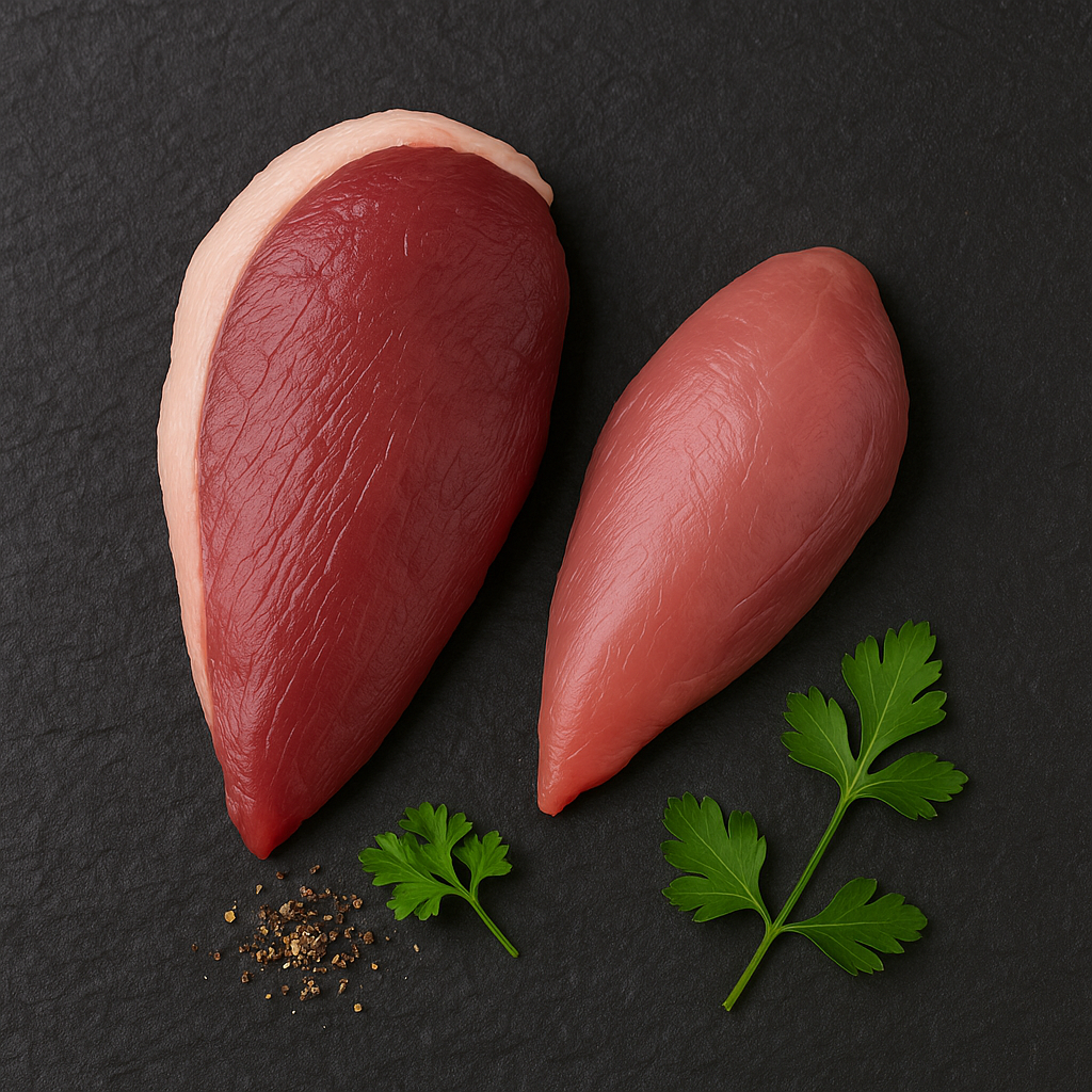 健身用生鴨肉・鷓鴣肉