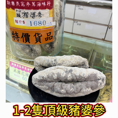 1–2 頭豬婆參｜頂級大條海味｜高級燉煮食材｜巨型規格｜一斤約1-2頭