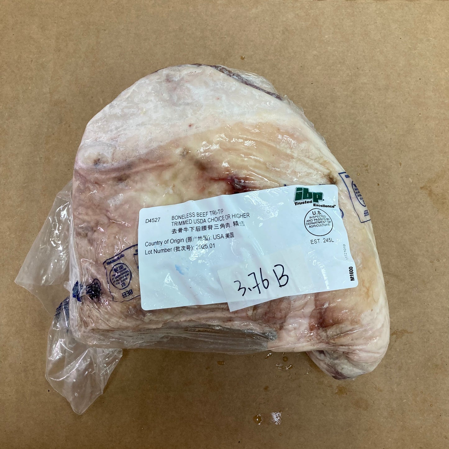 3.76 lb 原條牛肉