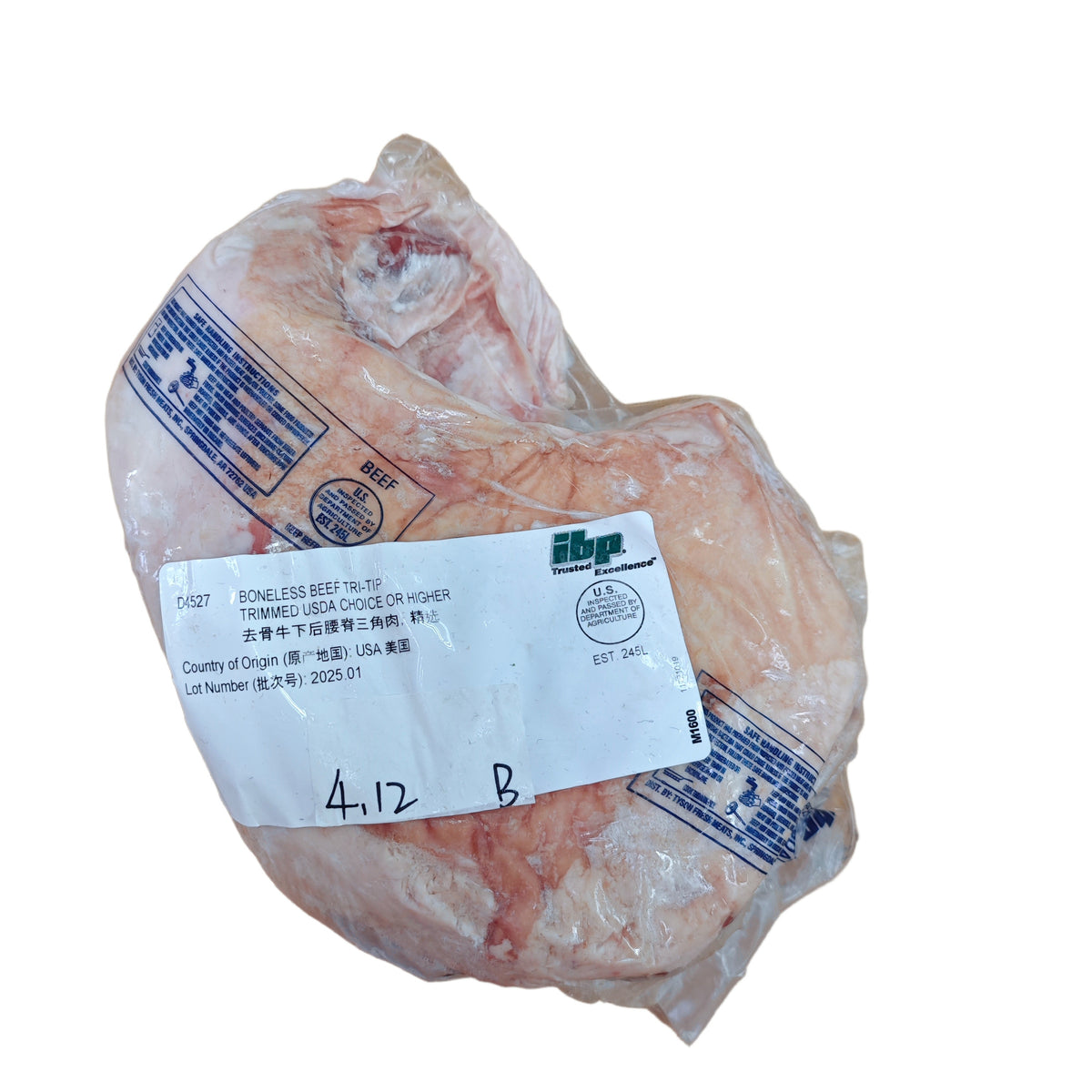 4.12 lb (2) 原條牛肉