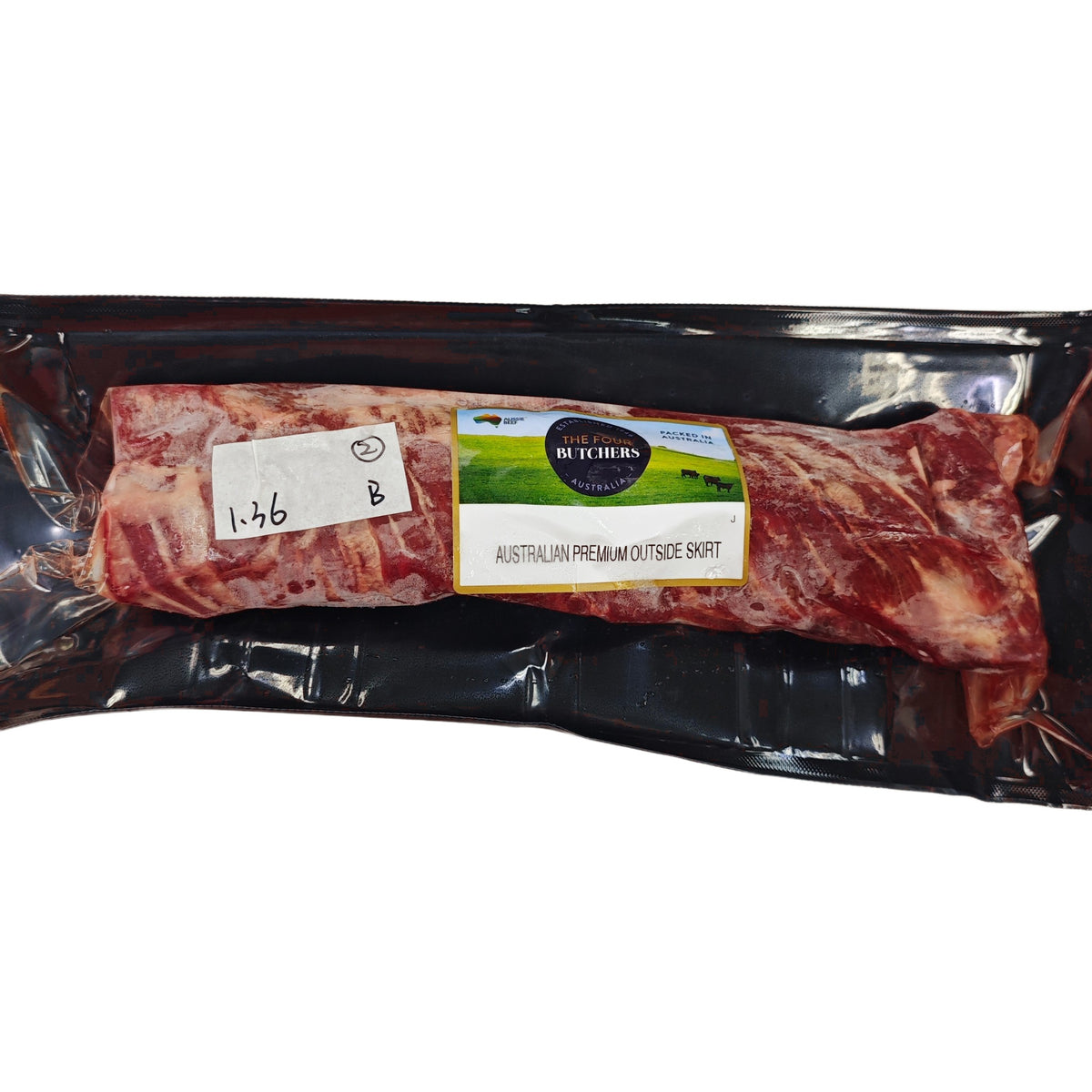 1.36 lb (2) Whole beef cut
