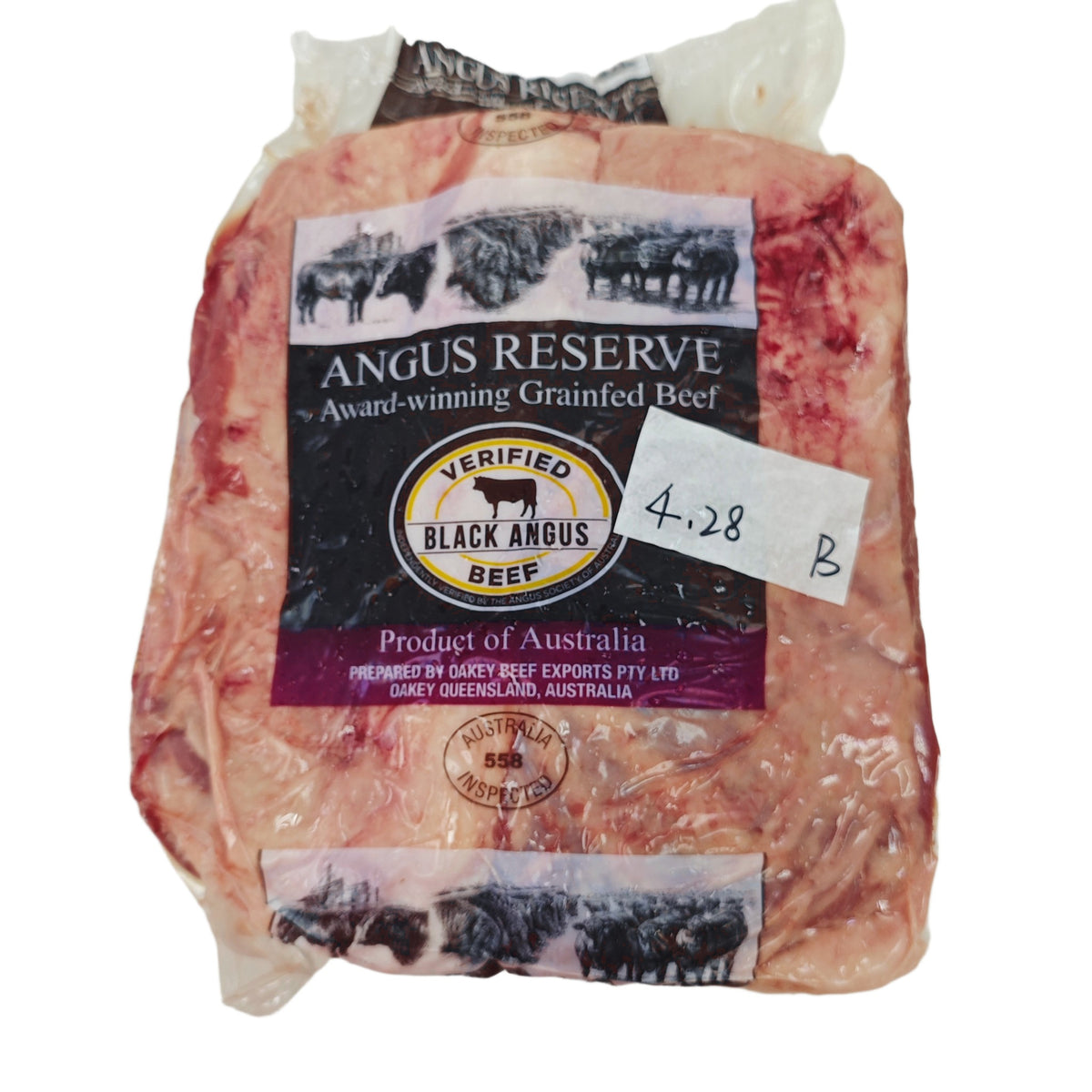 4.28 lb Whole beef cut