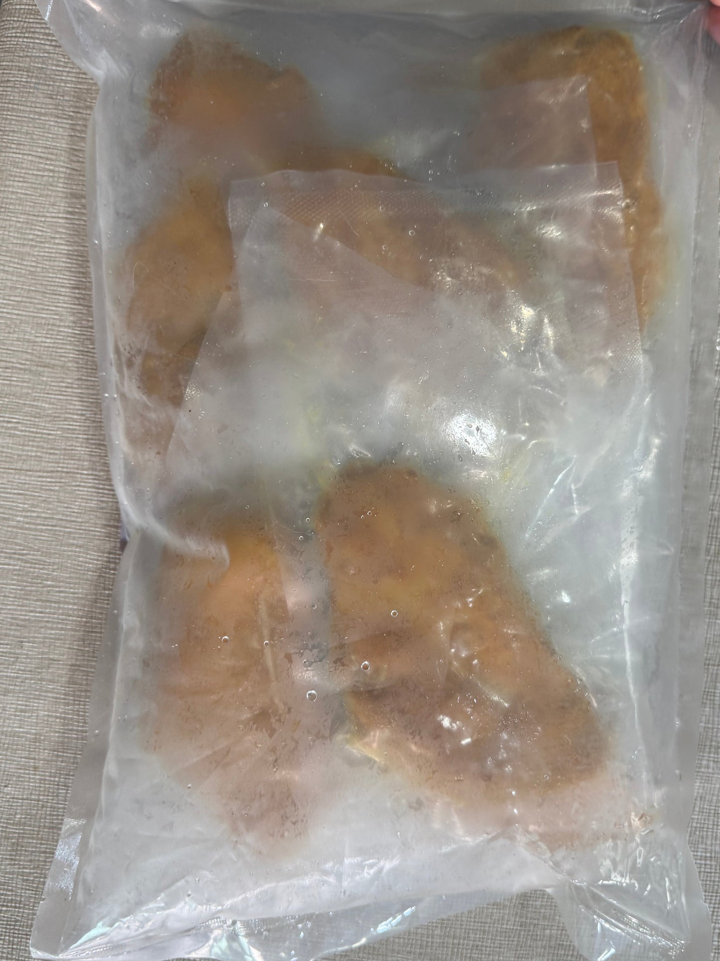 ChamProtein®印度風味椰香黃咖喱熟雞胸｜✅無激素+✅無防腐劑+✅無藥殘｜高蛋白｜900g業務裝｜100g*9 獨立包裝