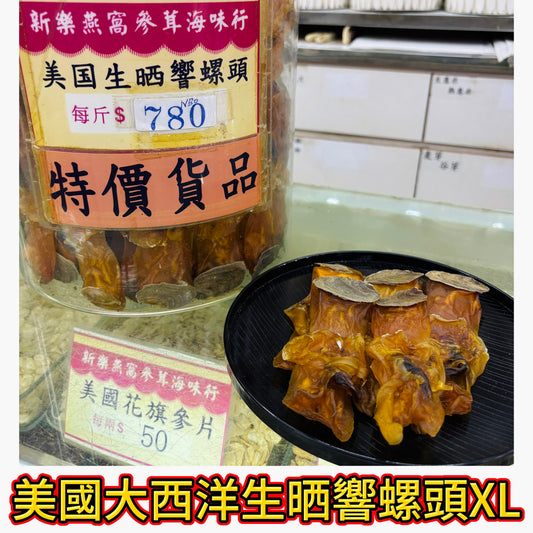 美國大西洋生晒響螺頭 XL｜特大厚片｜頂級湯材