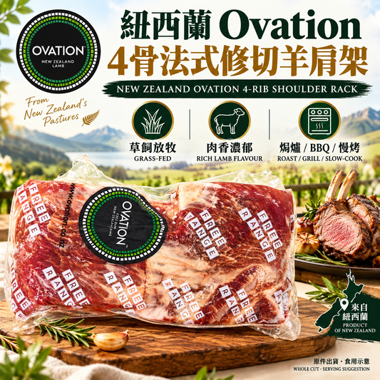 紐西蘭 Ovation 4骨法式修切羊肩架