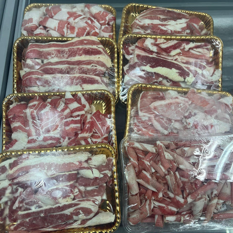 「$0.99買肥牛」「肥牛太肥清貨」日式亂切 6oz｜只有8份｜可以用黎炒菜火鍋｜這是邊角料｜只能買一份 多買自動退｜品質不好的純粹清貨不退不換｜不一定肥 不一定瘦 清貨產品