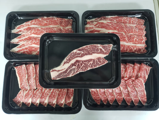 *Christmas discount! * ⚠️Please purchase separately
 Supreme Beef Short Ribs SET
 Angus Beef Short Ribs (Hot Pot) 200g x 2
 Angus beef short ribs (roasted pork) 200g × 2
 Angus beef short ribs (thick cut) 200g × 1
 Total weight: 1000g
 Lot: $490/SET