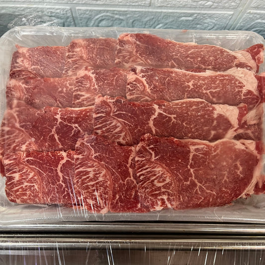 紐西蘭SOUTHERN STATION WAGYU 和牛保樂肩2mm切片｜M6-M7油花均勻｜草和飼料作物的混合物放牧｜紐西蘭北島的精品和牛品牌[3762123344347]