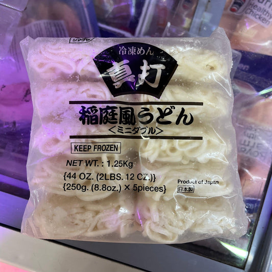 島田屋稻庭風真打急凍烏冬1.25kg｜純天然配方｜無添加劑｜口感Q彈｜適合煮湯、拌麵、炒烏冬等多種烹飪方式｜冷凍新鮮加工｜健康美味選擇 - 新樂大型批發OUTLET