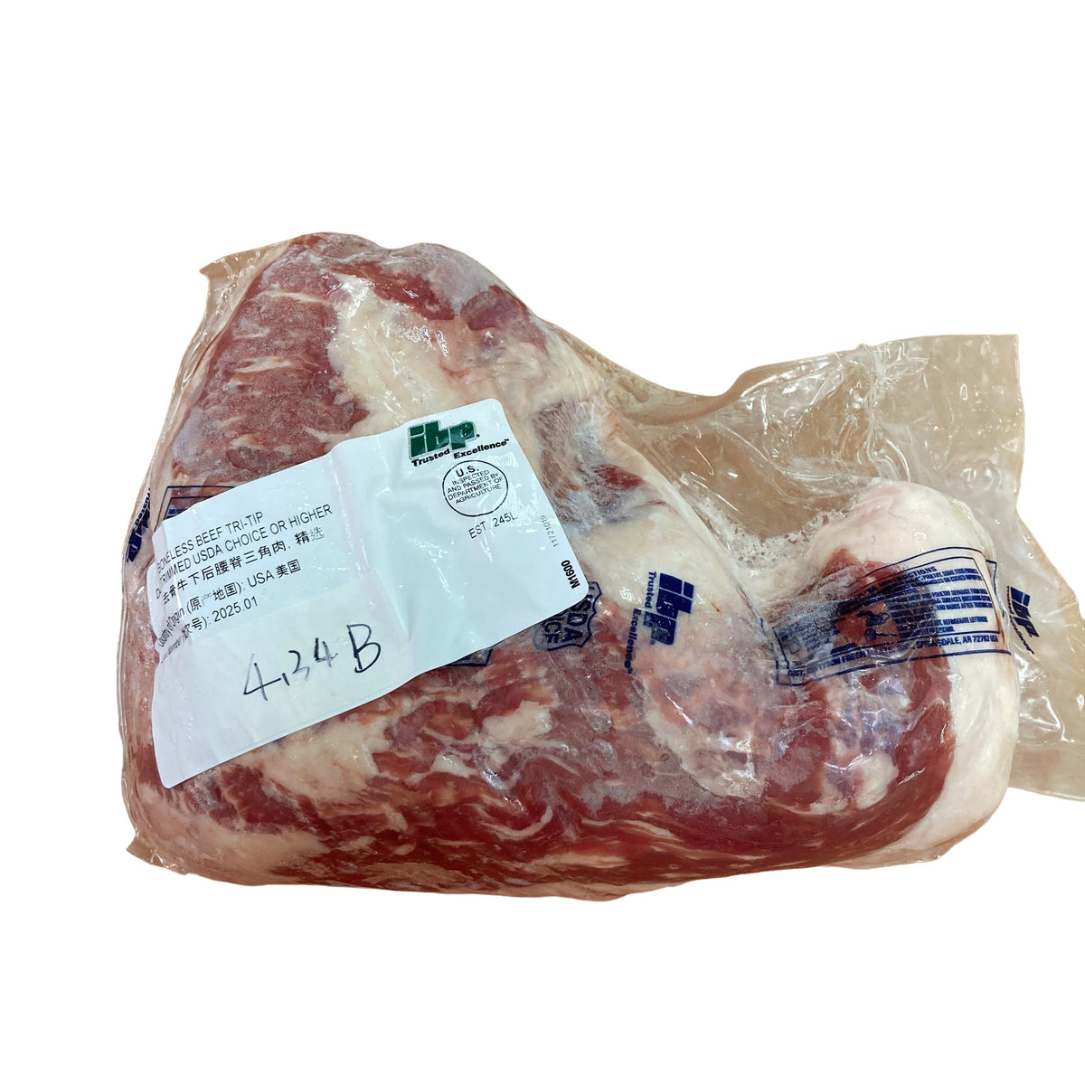 4.34 lb 白底增紅原條牛肉