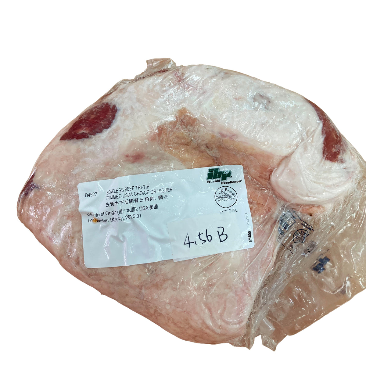 4.56 lb 白底增紅原條牛肉