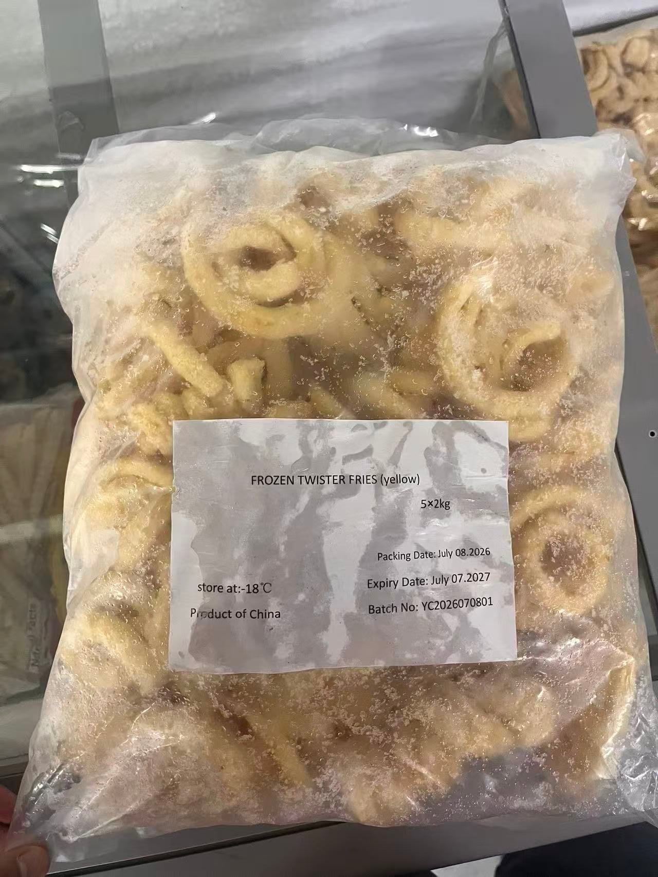 扭扭薯條 2kg｜Twister Fries 螺旋薯條｜氣炸・油炸・派對小食・業務裝