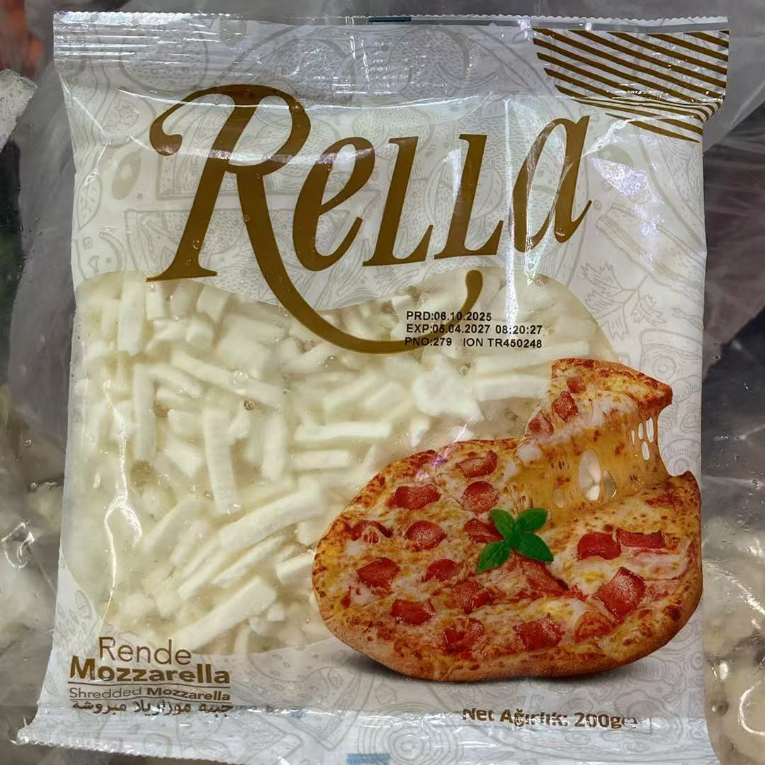 RELLA Mozzarella 芝士碎 200g｜土耳其🇹🇷製造｜拉絲芝士｜Pizza・焗飯・意粉適用